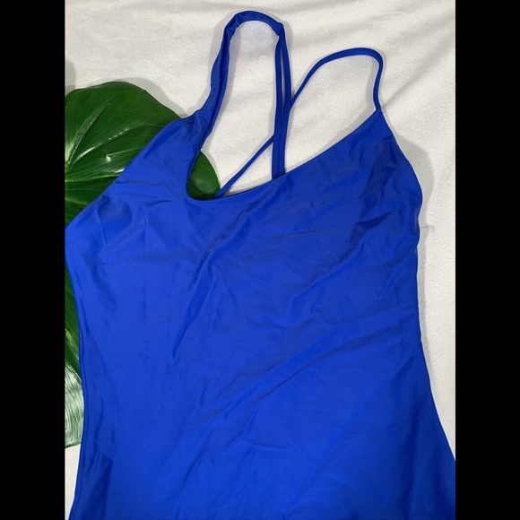 NEW $218‎ Mikoh Blue Iris Pahoa One Piece One shoulder [ SZ Medium ] - Picture 4 of 12